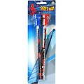 Spiderman 2 Pack Pencil w/Stamper Toppers On Card