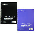 Notebook 70 Sheet Wide Ruled 6 Assorted Colors