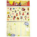 High School Sticker Card Set