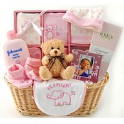 New Arrival Baby Gift Basket - Girl