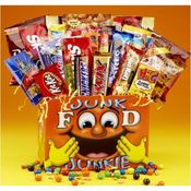 Junk Food Junkie Gift Basket