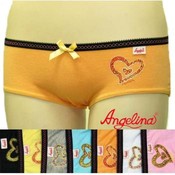 Angelina Cotton/Spandex Women's Boy Shorts Panty
