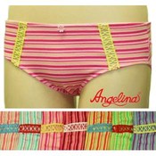 Angelina Cotton/Spandex Hiphugger/Bikini Panty
