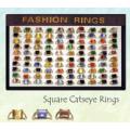 Square Catseye Rings Assortment