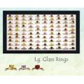 Large Glass Ring Assortment