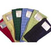 Terry Solid Dyed "Mono Check" Kitchen Towel