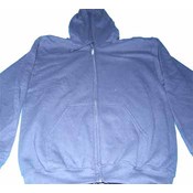 Hooded zipper sweatshirt