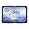 Dolphin Delight Wall Clock
