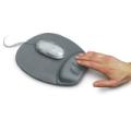 Memory Foam Mouse Mat (Blue w/ Wrist Pillow)