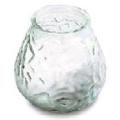 Clear Glass Lowboy Candle Holder, vase