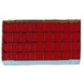 1 1/4" x 9' and  2 1/2" x 6' Red Ribbon