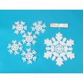 Individually Hanging Christmas Snow Flakes