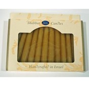 Wholesale Beeswax 5.5" Shabbat Candles - 12-Packs