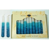Wholesale 5.5" Shabbat Candles - 12-Packs - TriCol