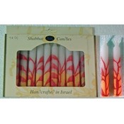Wholesale 5.5" Shabbat Candles - 12-Packs - "Tree"