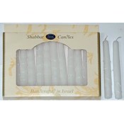 Wholesale 5.5" Shabbat Candles - 12-Packs - White
