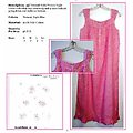 39" Printed Waltz Woven Night Gowns