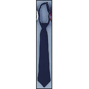 14" Navy Adjst First Communion Tie