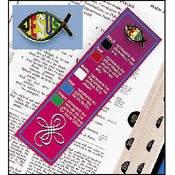 Rainbow Fish Bookmark With Pin