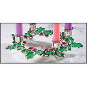 Stained Glass Advent Wreath