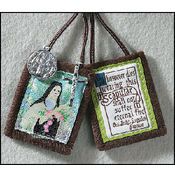 St Theresa Scapular w/Medals