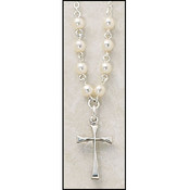Pearl Bead Necklace and Bracelet Set