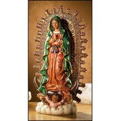 Our Lady of Guadalupe Statue with Golden Rays