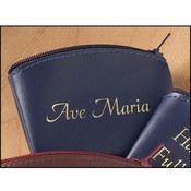 Ave Maria Zippered Rosary Case