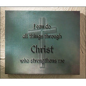 I Can Do All Things Through Christ Canvas Wall Han
