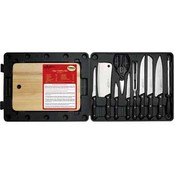 12pc Cutlery Set with Wooden Cutting Board