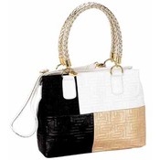 Tri-Colored Handbag