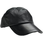 Giovanni  Genuine Leather Baseball Cap