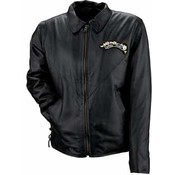 Ladies' Leather Motorcycle Jacket