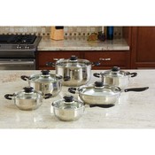 12pc Stainless Steel Cookware Set