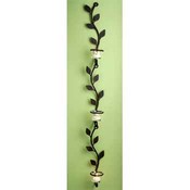 3pc Rustic Leaf Iron Sconces