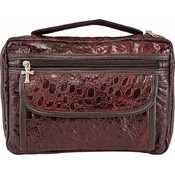 Alligator Embossed Leather Bible Cover