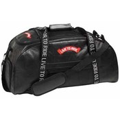 Rock Design Leather Duffle Bag