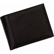 Men's Genuine Leather Bi-Fold Wallet