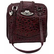 Burgundy Genuine Leather Purse