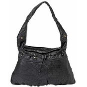 Italian Stone Design Leather Jumbo Purse