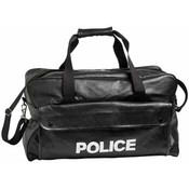 Black Genuine Leather Duffle Bag