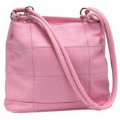 Pink Solid Genuine Leather Purse