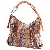 Large Tan Genuine Leather Handbag
