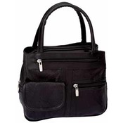 Black Genuine Leather Purse