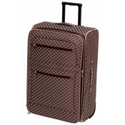 24" Checkered Tapestry Trolley Case