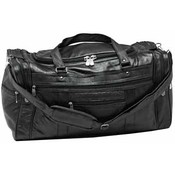 21" Solid Genuine Leather Tote Bag