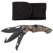 3-Blade Lockback Knife with Sheath