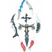 8pc Knives from the Fantasy Knife Collection