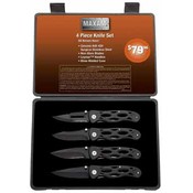 4pc Liner Lock Knife Set