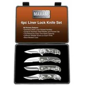 4pc Liner Lock Knife Set